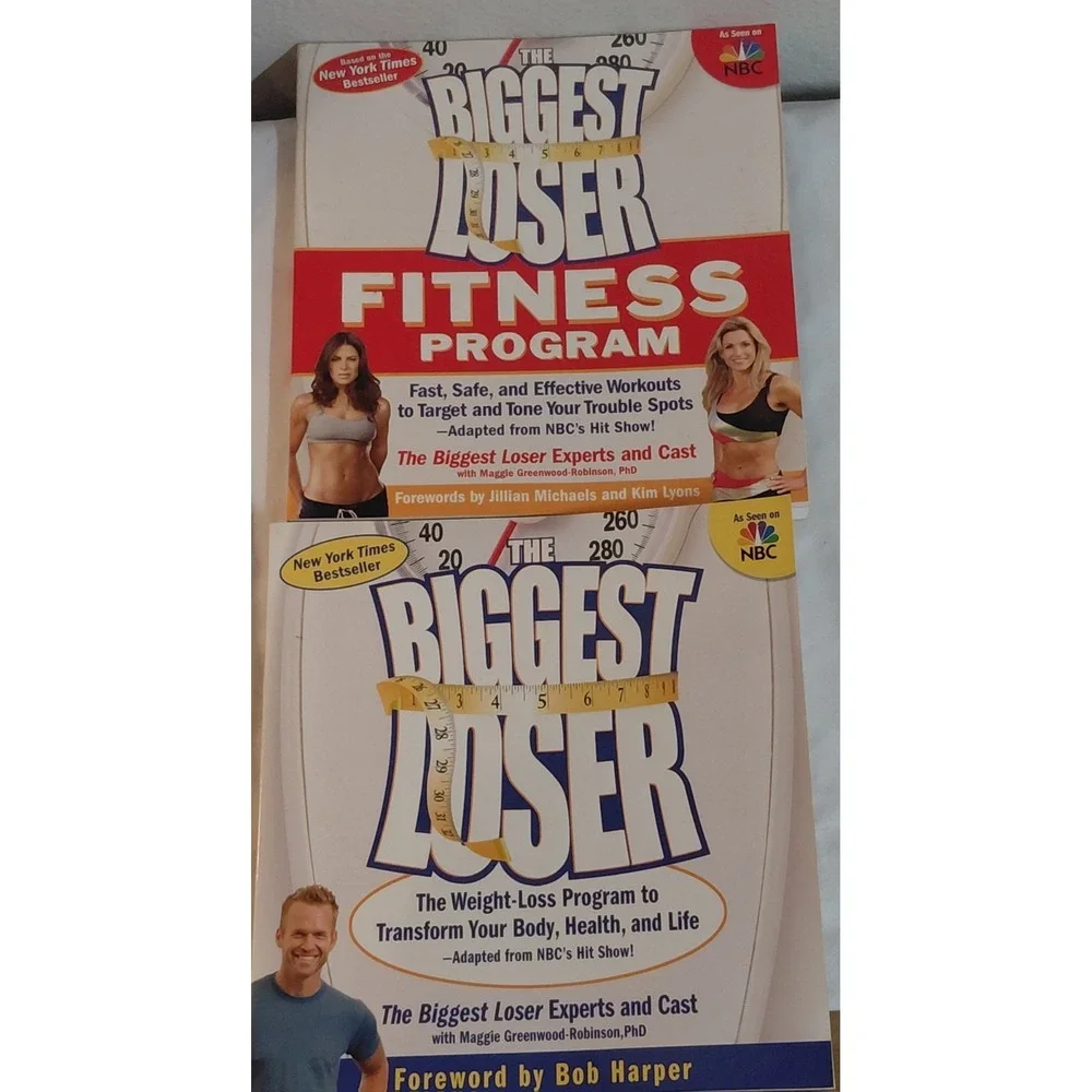 The Biggest Loser Book Lot Fitness Program & Weight Loss Program Paperback